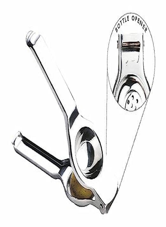 BigPlayer Stainless Steel Lemon Squeezer - Comfortable Handle for Efficient & Easy Juice Extraction - Image 2